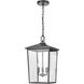 Fetterton 3 Light 11 inch Powder Coated Bronze Outdoor Hanging Lantern